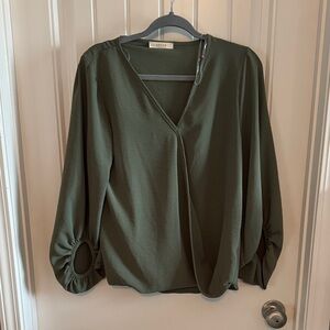 Entro Deep Green Blouse